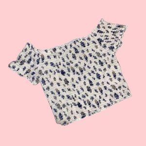 URBAN OUTFITTERS Jade Smocked Off the Shoulder Top